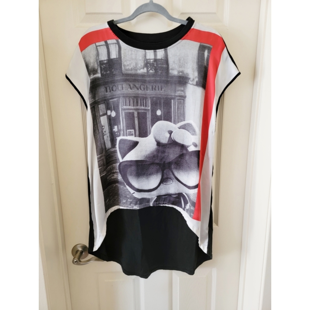Forever 21 Hello Kitty High-Low Shirt
